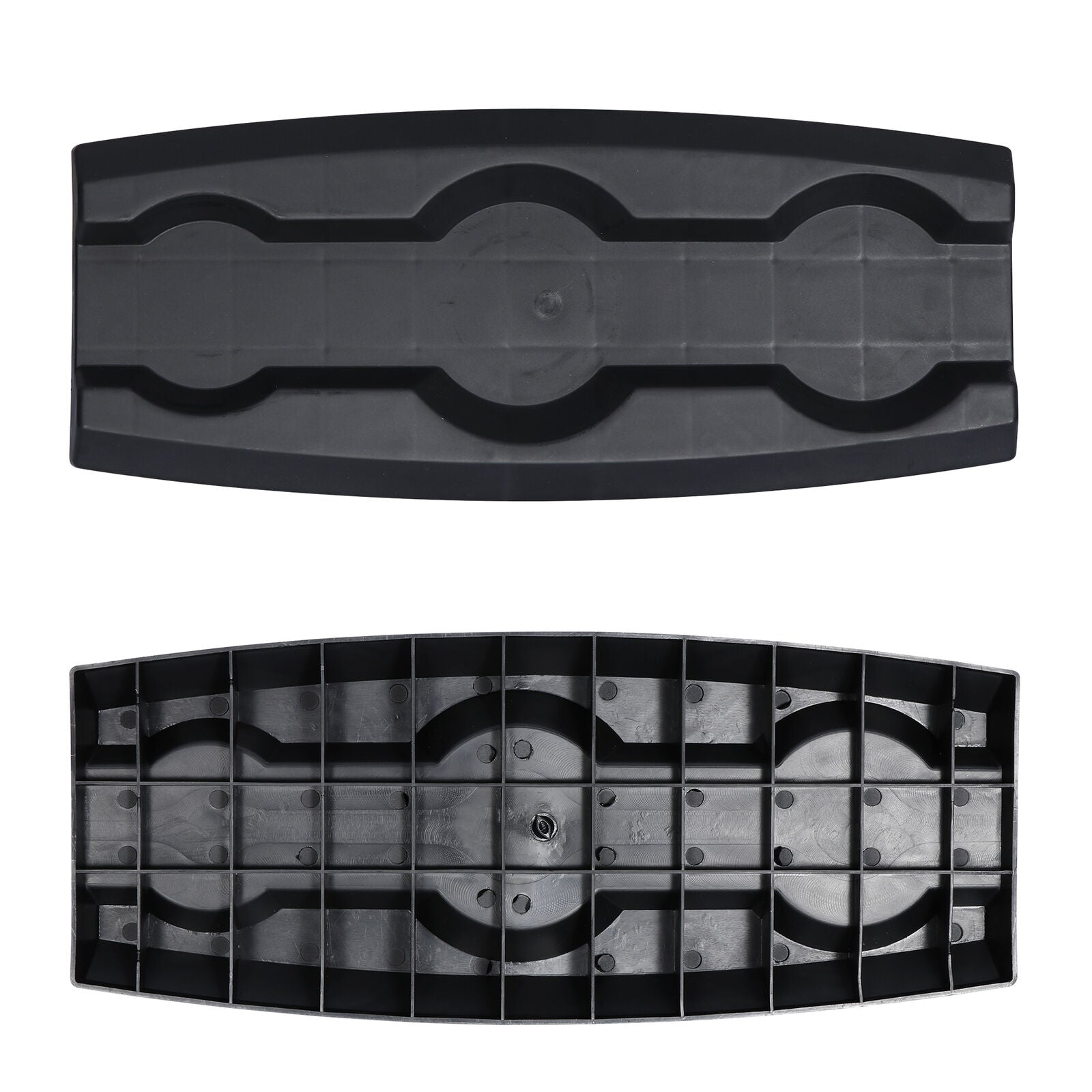 3-Piece Kettlebell Set Fitness Strength Training Exercise with Base Home Gym